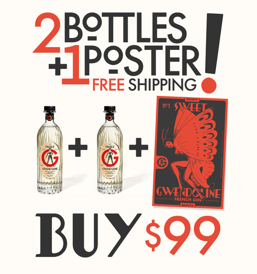 2 Bottles x 1 Poster Bundle